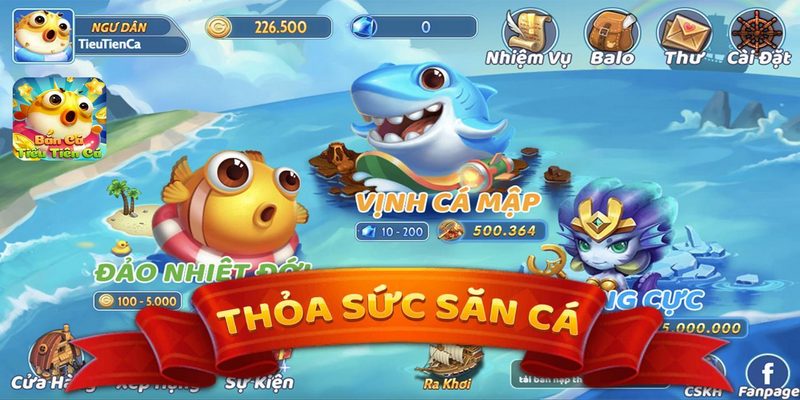 Các chế độ chơi của tựa game bắn cá tiểu tiên